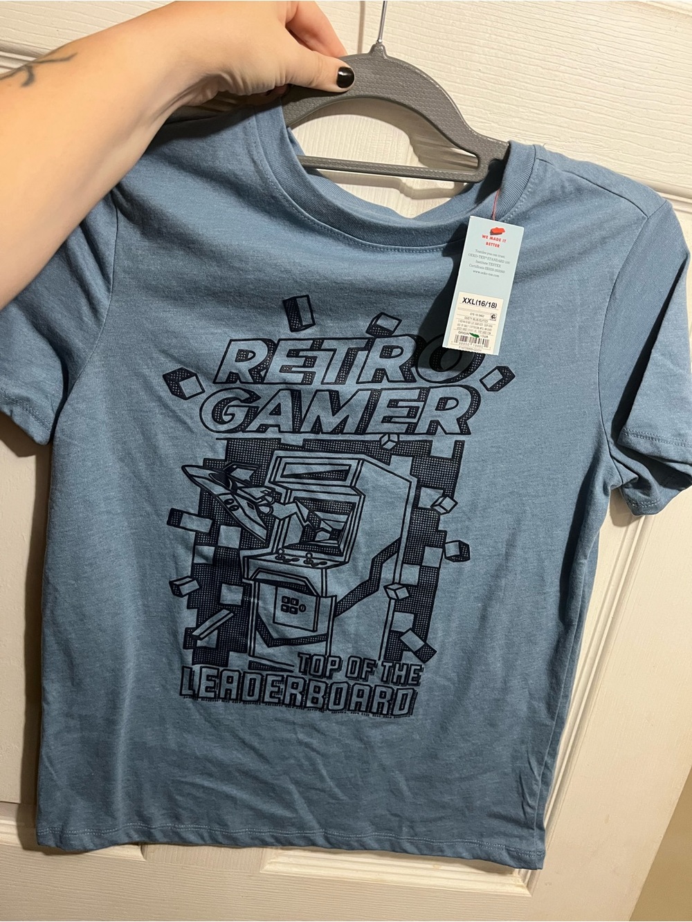 Cat & Jack Retro Gamer Boys Tshirt XXL 16/18